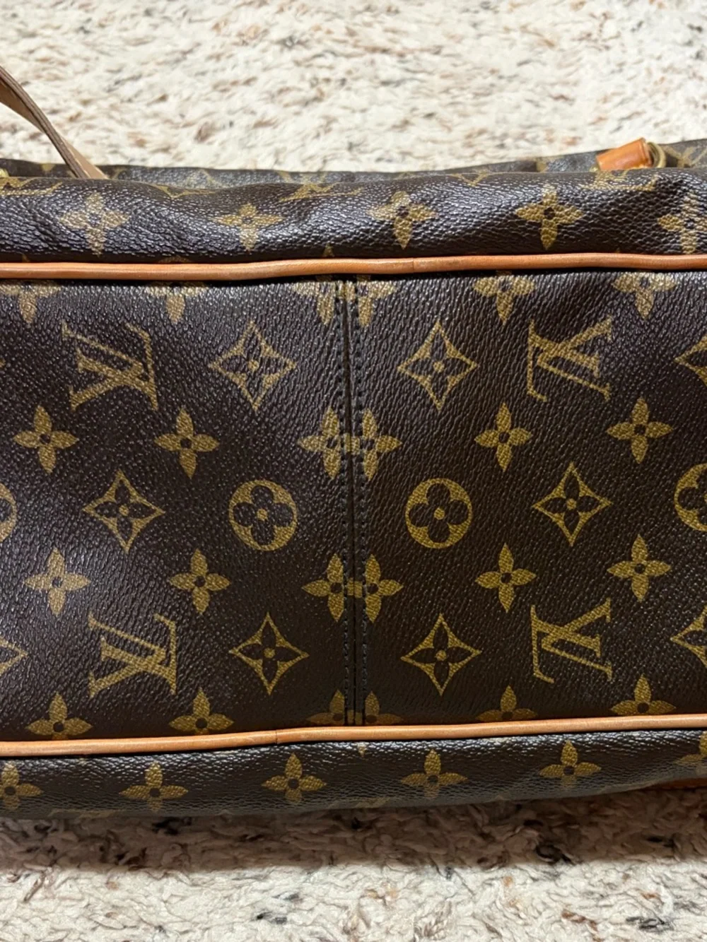 Authentic Louis Vuitton Classic Brown Monogram Stresa Women's Shoulder Bag AS IS - Picture 10 of 15